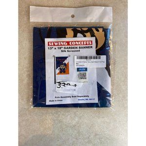 Sewing Concepts 13" x 18" Garden Banner University Of Virginia Tokyo Dachi Masco